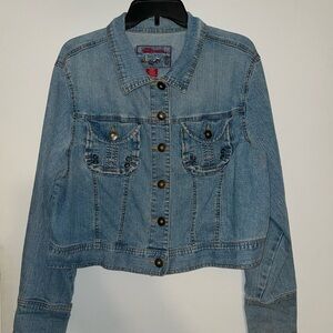 STAR Stylish Blue Denim Jacket size 2X